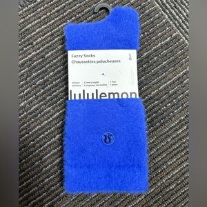 Lululemon Fuzzy Socks Riverside Size L NWT